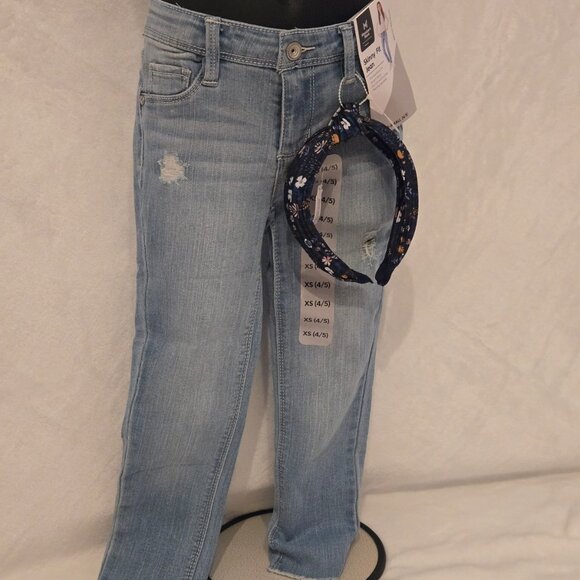 Girls Size 4/5 Skinny Fit Jeans - Picture 3 of 4